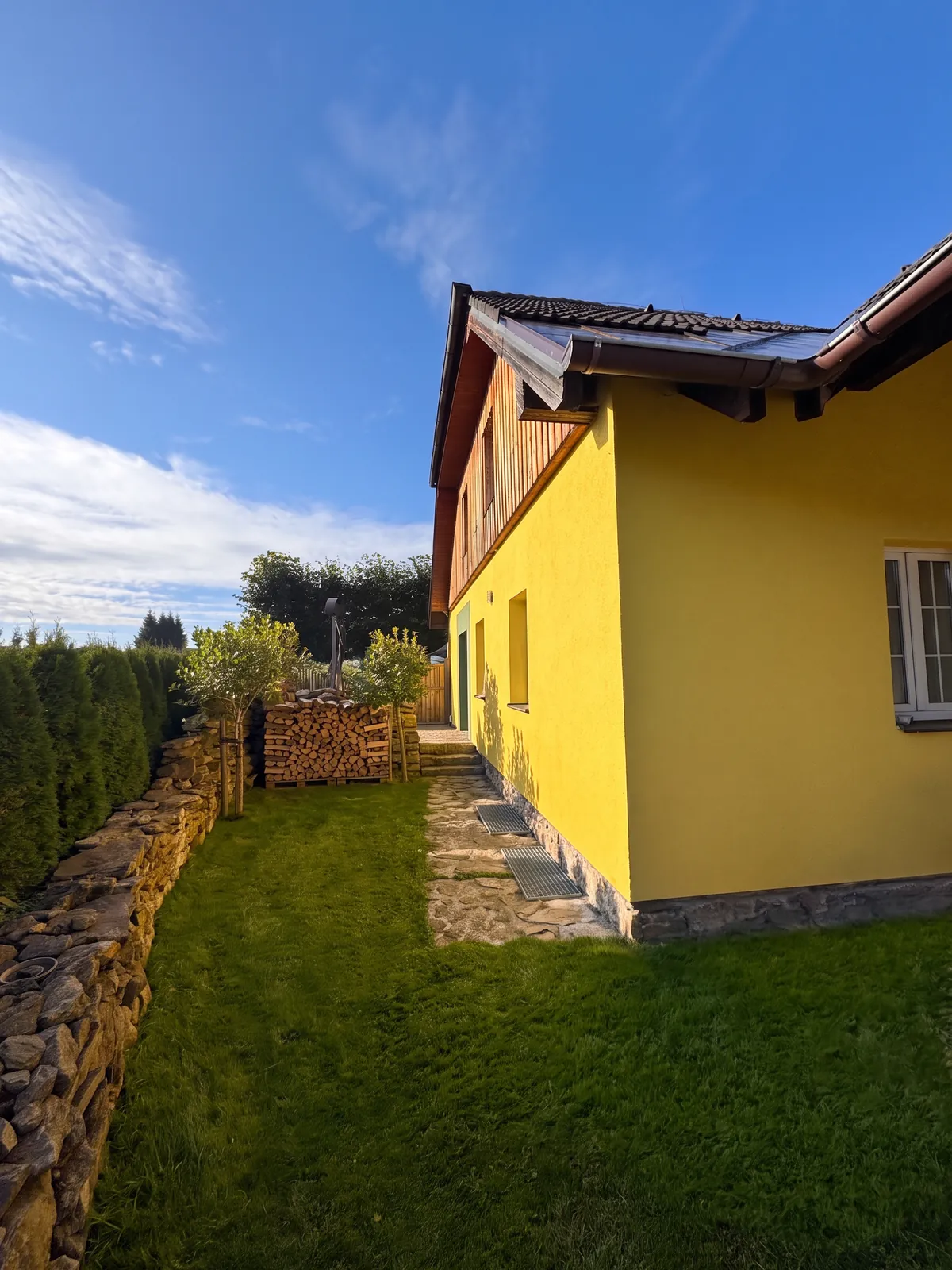 Boční strana domu